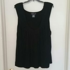 Black Sleeveless Blouse